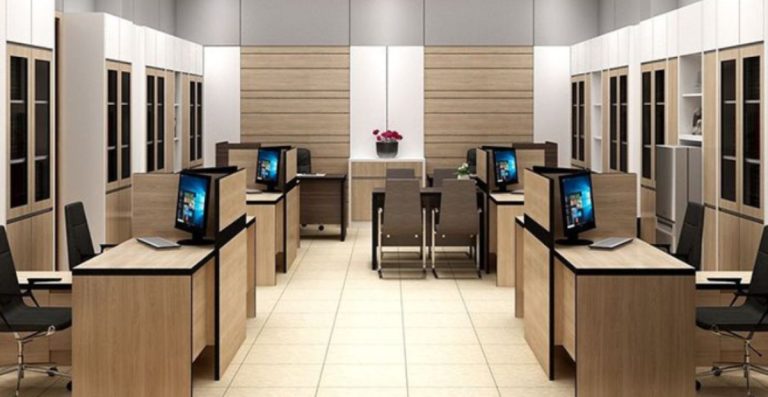 Thiết kế văn phòng làm việc diện tích nhỏ đơn giản