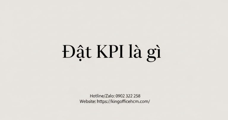 đạt kpi là gì
