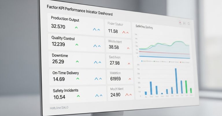 kpi cho nhà máy sản xuất