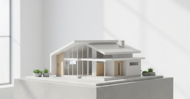 mô hình nhà cấp 4 hiện đại