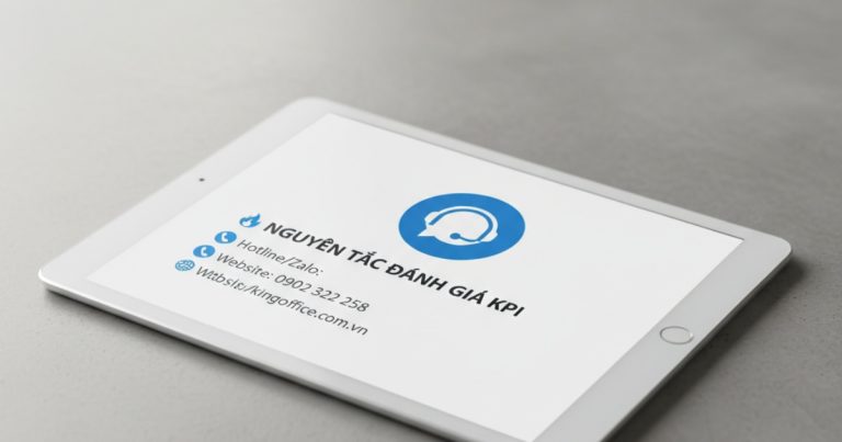 nguyên tắc đánh giá kpi
