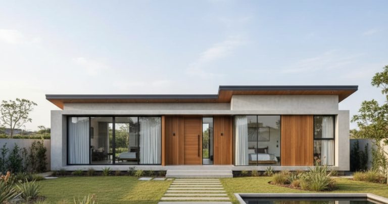 nhà cấp 4 100m2 3 phòng ngủ