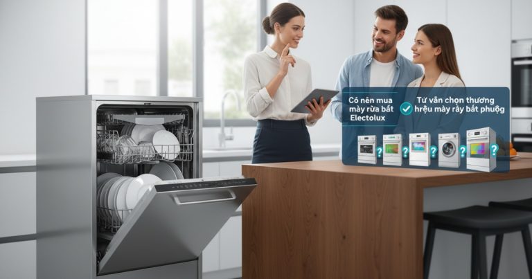 có nên mua máy rửa bát electrolux