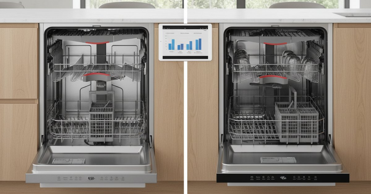 so sánh máy rửa bát bosch và electrolux