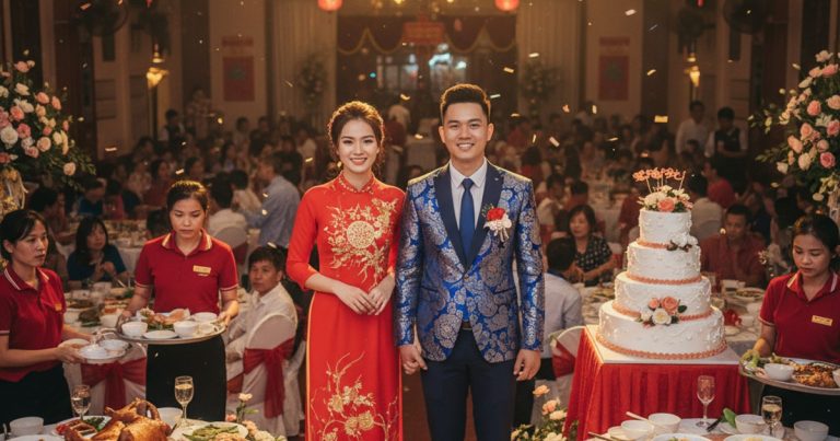 Vietnamese wedding banquet