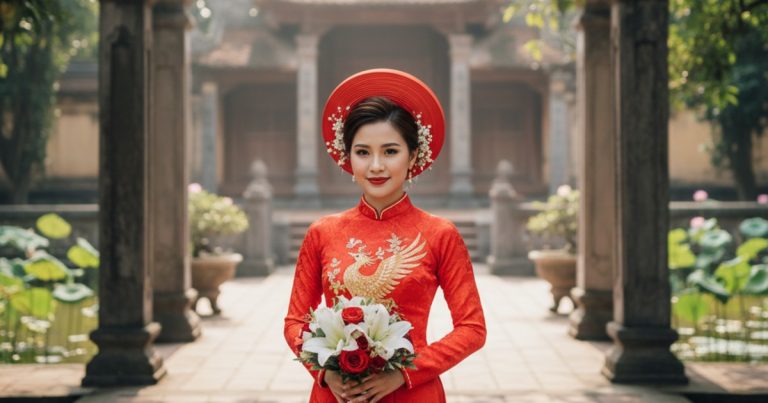 Vietnamese wedding bride