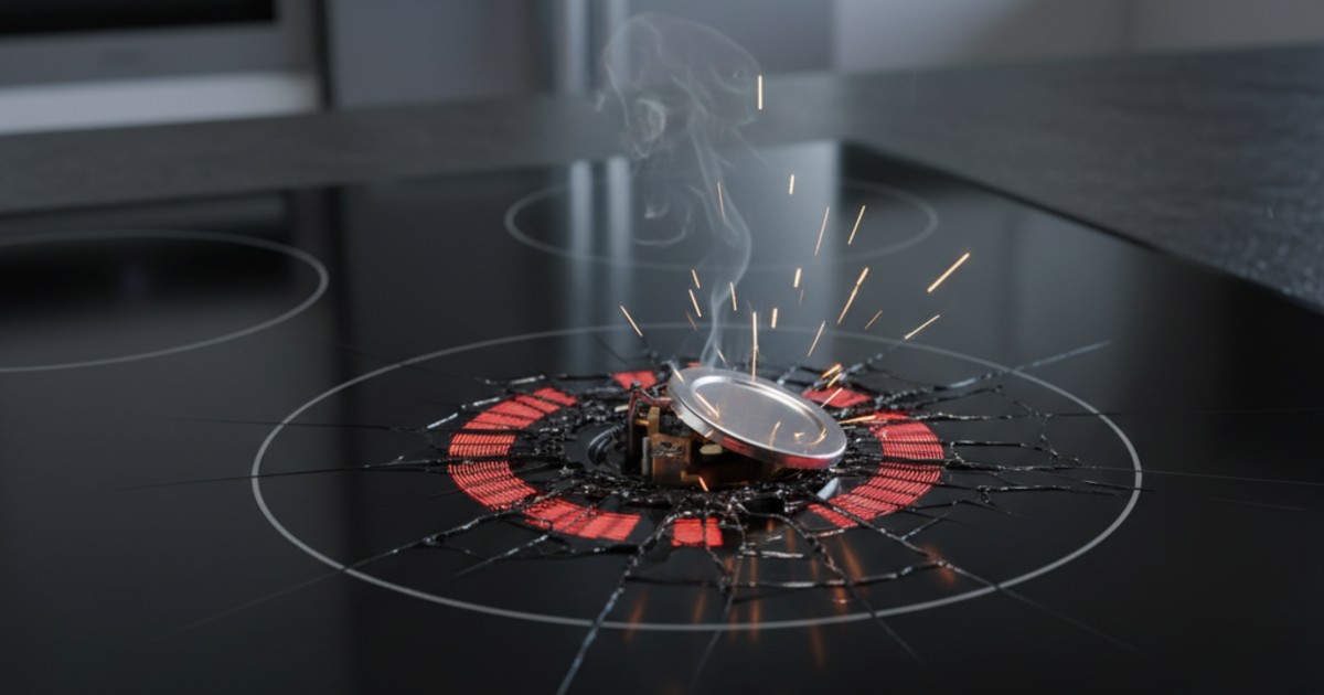 Cảm biến nhiệt độ của bếp gặp sự cố