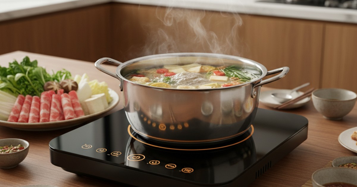 Lý do nên sở hữu một chiếc bếp từ đơn ăn lẩu trong gian bếp