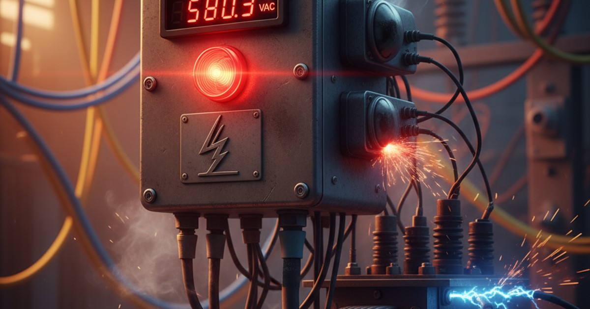 Điện áp đầu vào đang ở mức quá cao