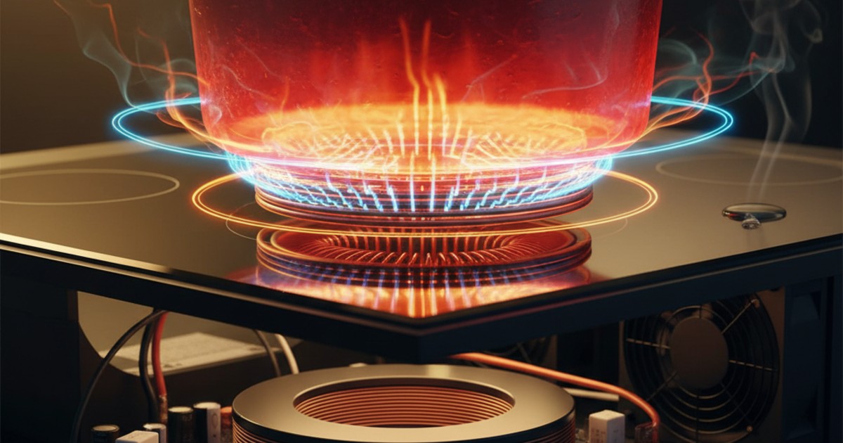 Cơ chế tạo nhiệt của bếp từ