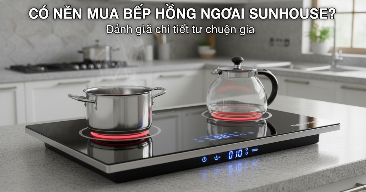 có nên mua bếp hồng ngoại sunhouse