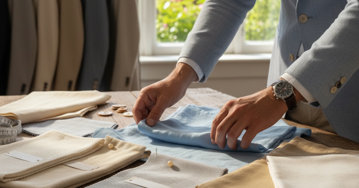 Choosing the Best Fabric for Your Summer Wedding Suit