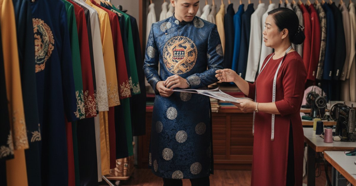 Choosing the Right Fit and Fabric for Vietnamese Wedding Men