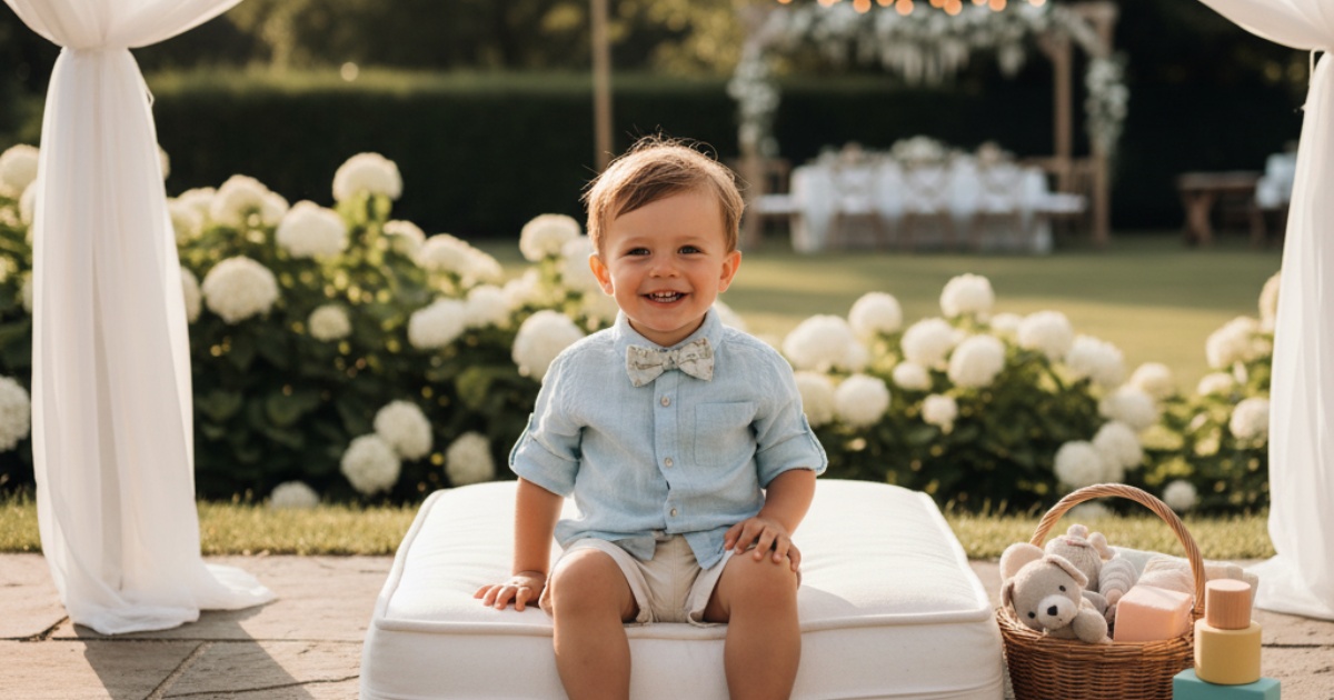 Comfort is Key for Your 2 Year Old Boy Summer Wedding Outfit
