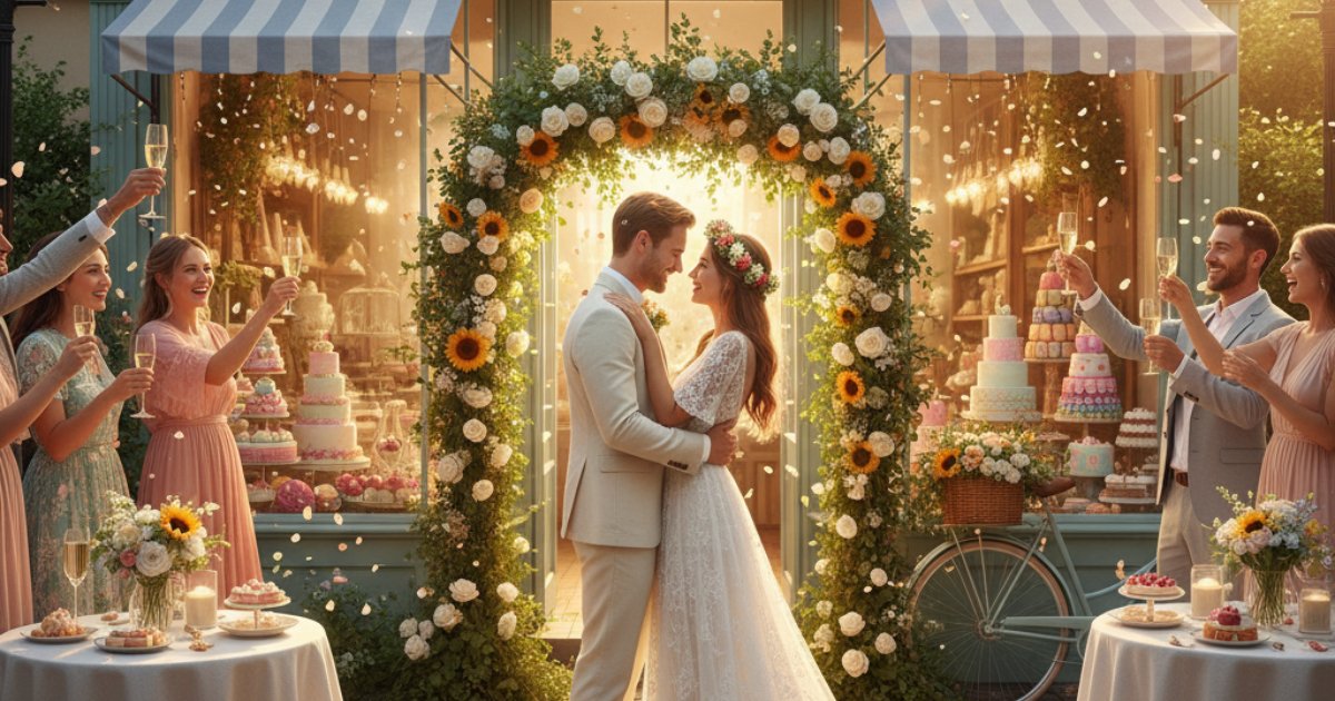 Embracing A Summer Wedding at The Second Chances Sweet Shop