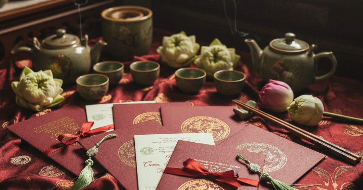 Etiquette and Cultural Nuances in Vietnamese Wedding Invitations