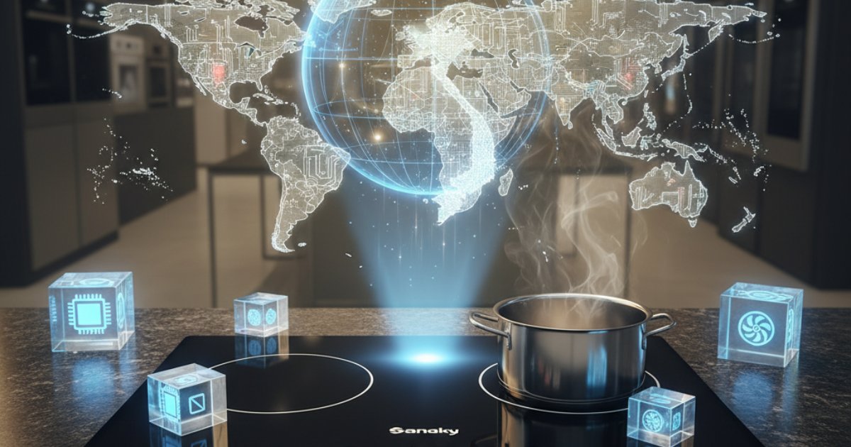 Nguồn gốc xuất xứ của các dòng bếp từ Sanaky