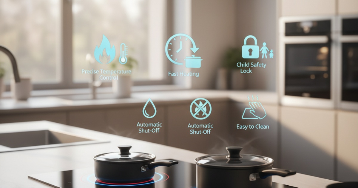 Những tính năng nổi bật trả lời cho câu hỏi bếp từ Junger có tốt không