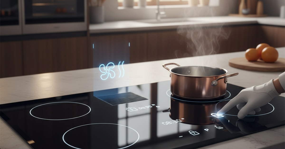 Những tính năng thông minh nổi bật của bếp từ Hafele