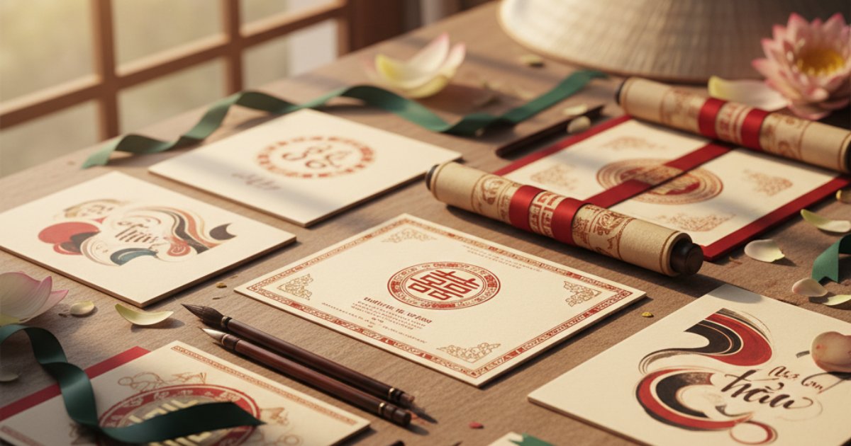 Personalizing Your Vietnamese Wedding Invitation Wording Template