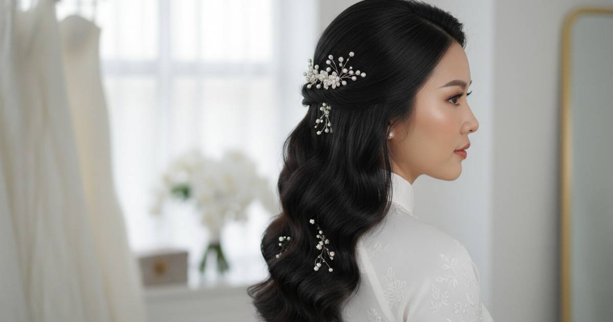 Vietnamese wedding hair - Modern trends for Vietnamese wedding hair in 2024