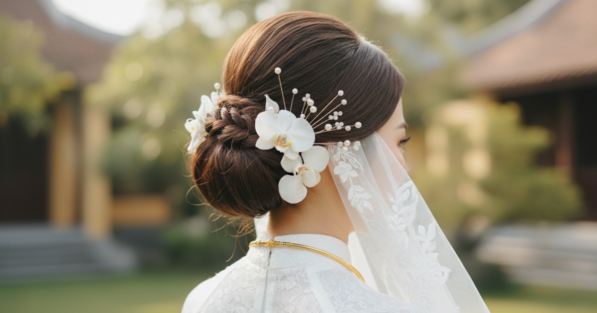 Vietnamese wedding hairstyle - Choosing the right Vietnamese wedding hairstyle for your ceremony