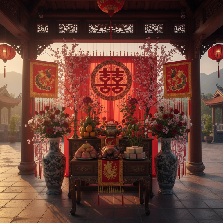 Vietnamese wedding decorations