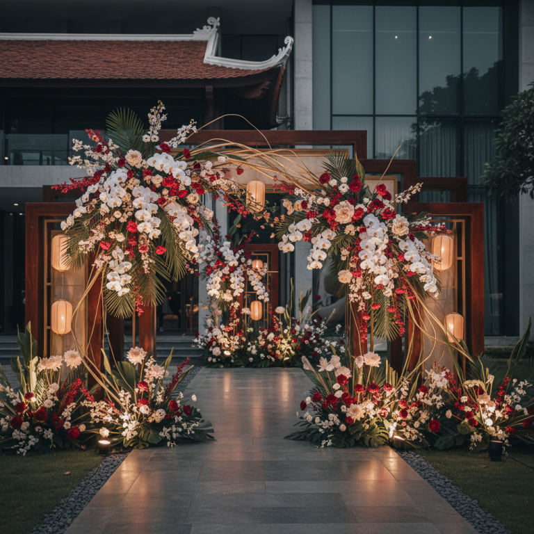 Vietnamese wedding flowers