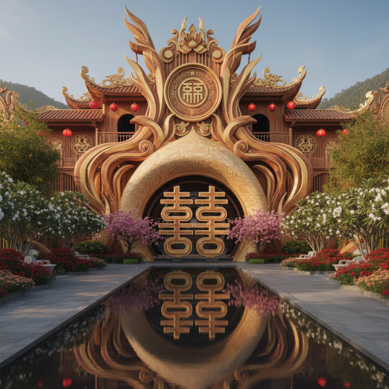 Vietnamese wedding font