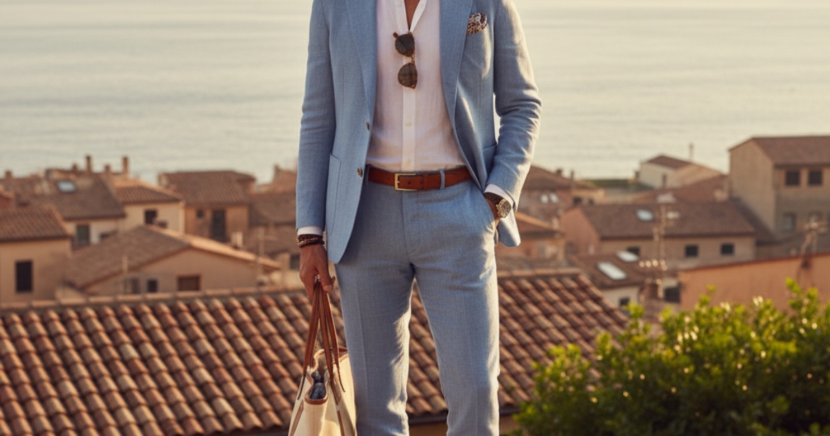 Accessorizing Your Summer Wedding Abroad Mens Outfits