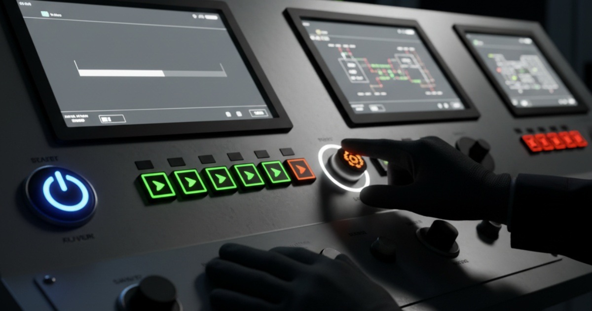 Các bước vận hành cơ bản trên bảng điều khiển