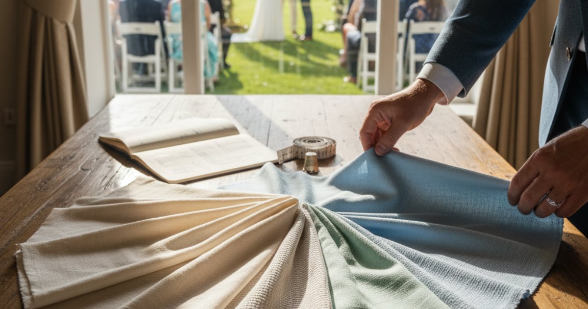 Choosing the Best Fabric for Your Summer Wedding Suit