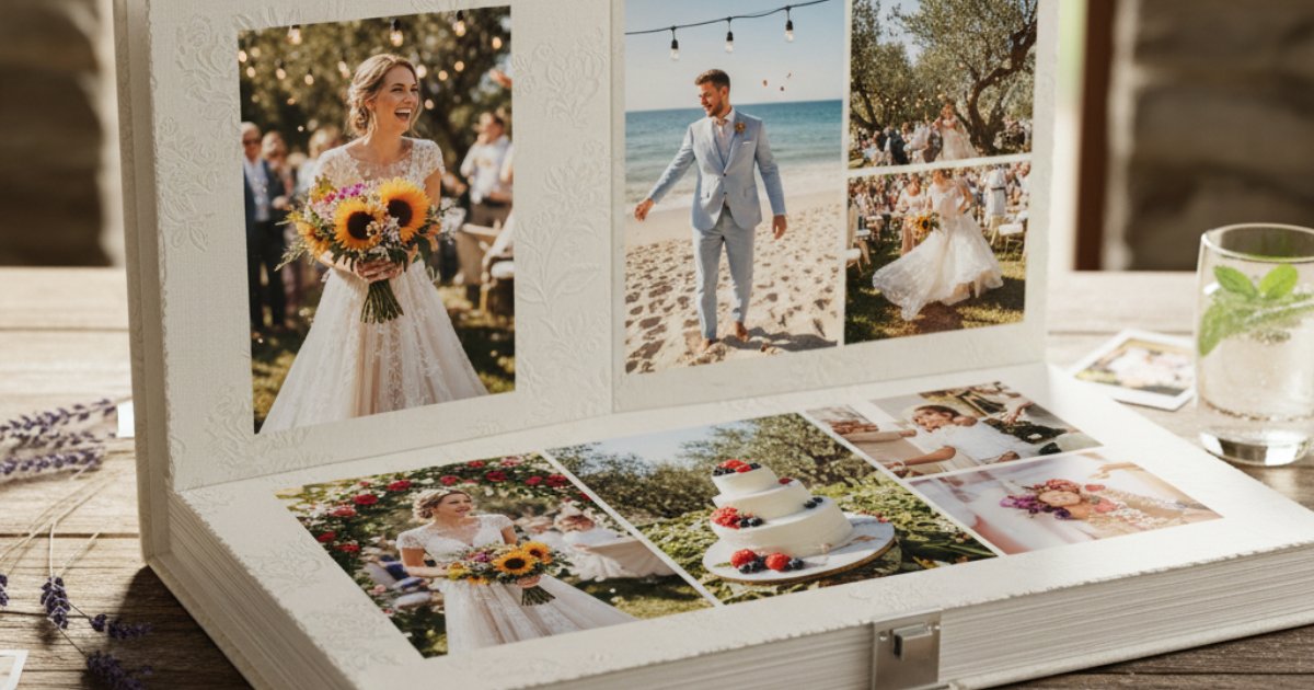 Creating an Exquisite Summer Wedding Photo Album