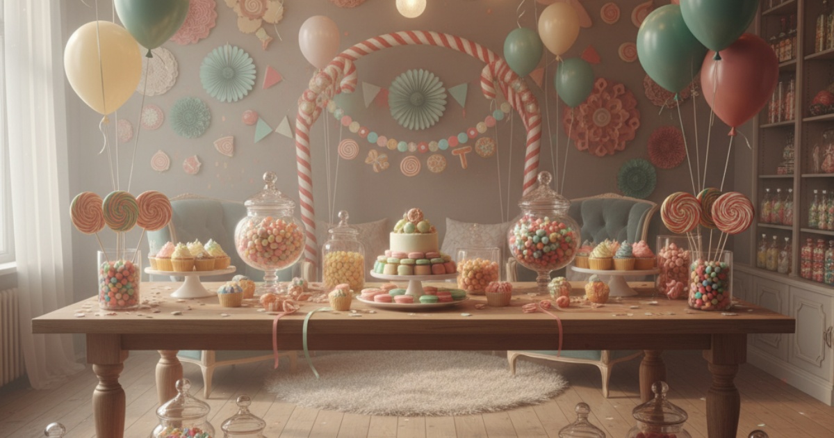 Decor and Ambiance for Your Sweet Shop Celebration