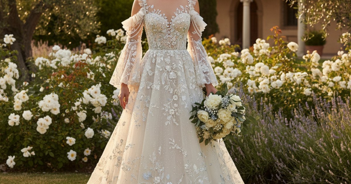 Embracing Details and Embellishments for Summer Wedding Dresses