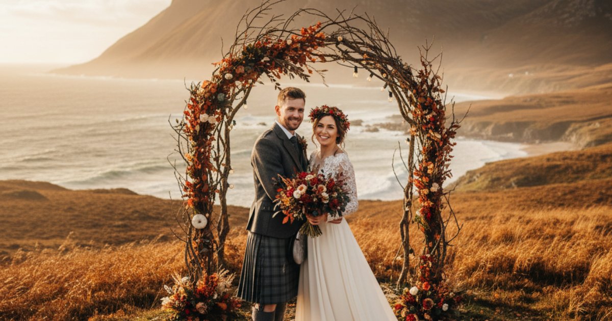 Embracing Seasonal Themes For An Unforgettable Arran Wedding
