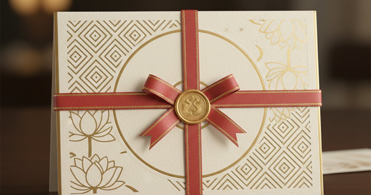 Modern Twists on the Vietnamese Wedding Invitation Template