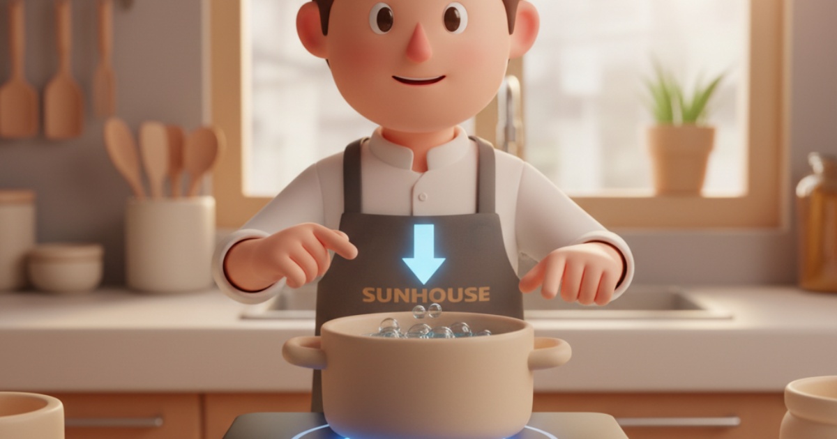Quy trình vận hành bếp từ Sunhouse cơ bản cho người mới