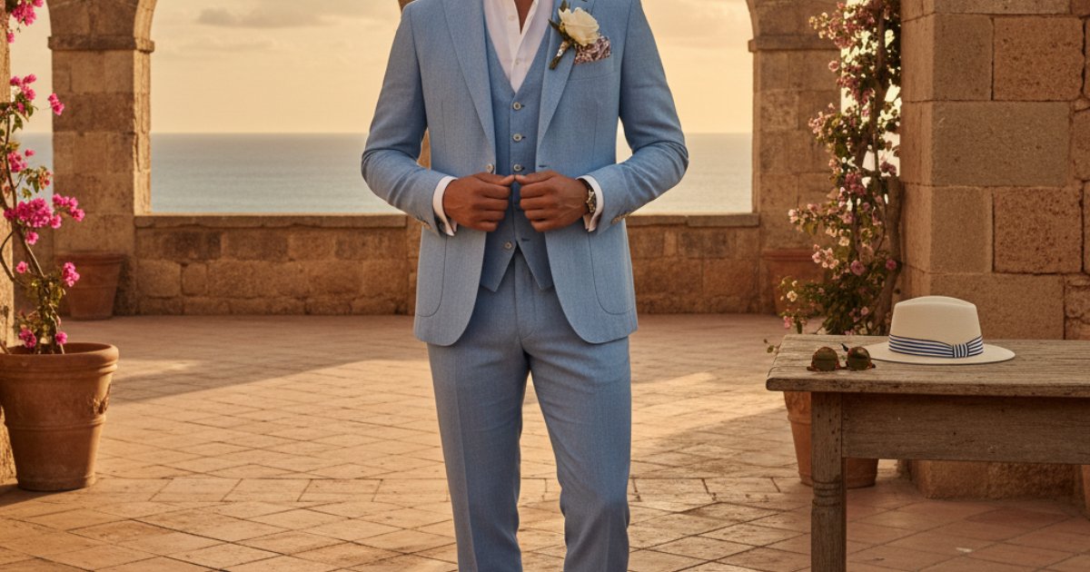Sophisticated Men’s Summer Wedding Attire