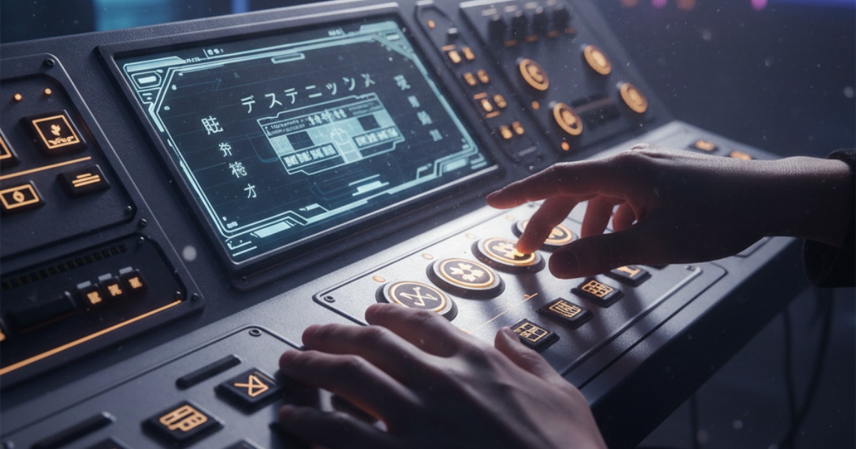 Tìm hiểu bảng điều khiển và các ký tự tiếng Nhật cơ bản