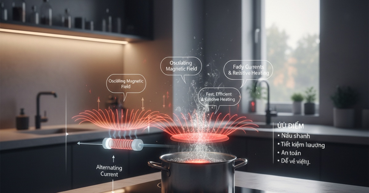 Tìm hiểu về nguyên lý hoạt động và ưu điểm của bếp hồng ngoại