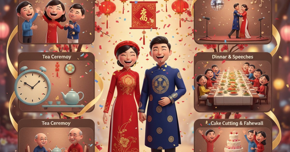 Tips for Managing Your Vietnamese Wedding Reception Timeline