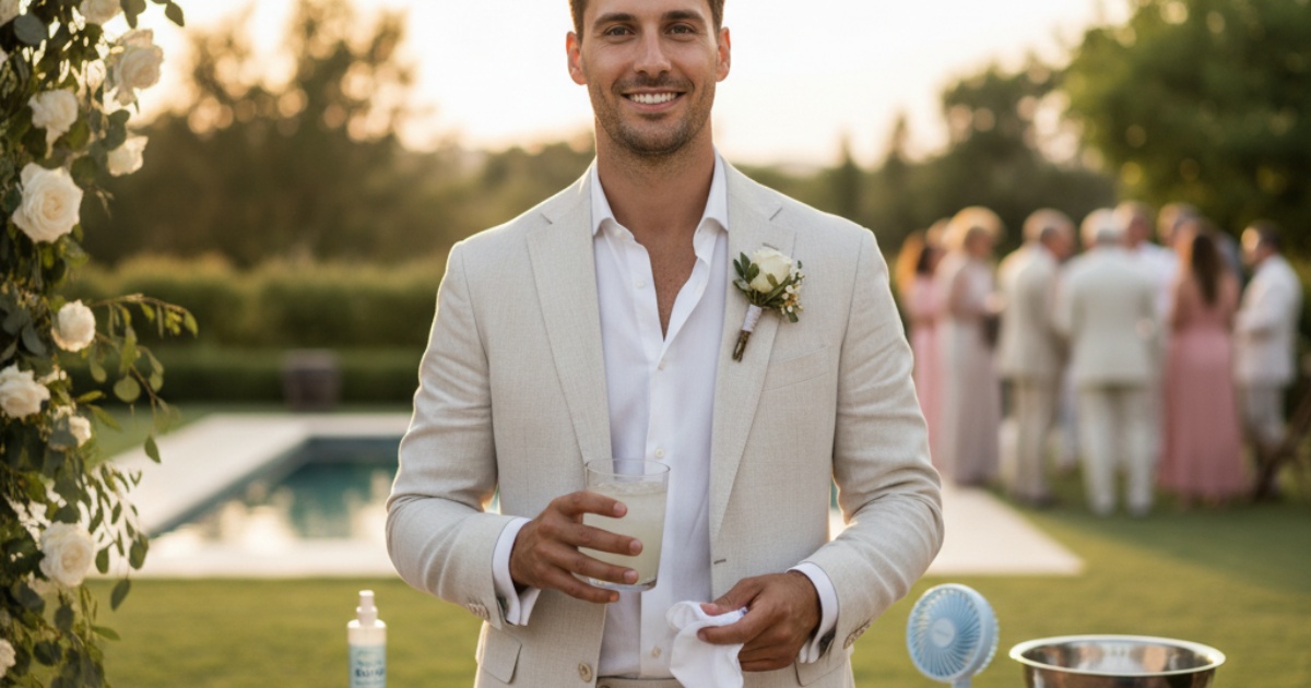 Tips for Staying Cool and Comfortable in Your Summer Wedding Suit