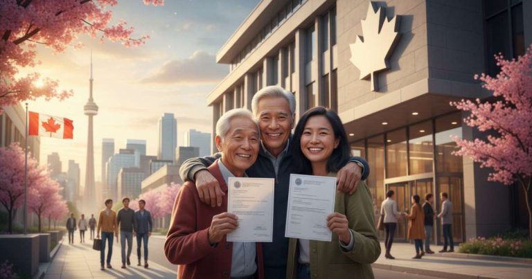 bảo lãnh cha mẹ định cư canada