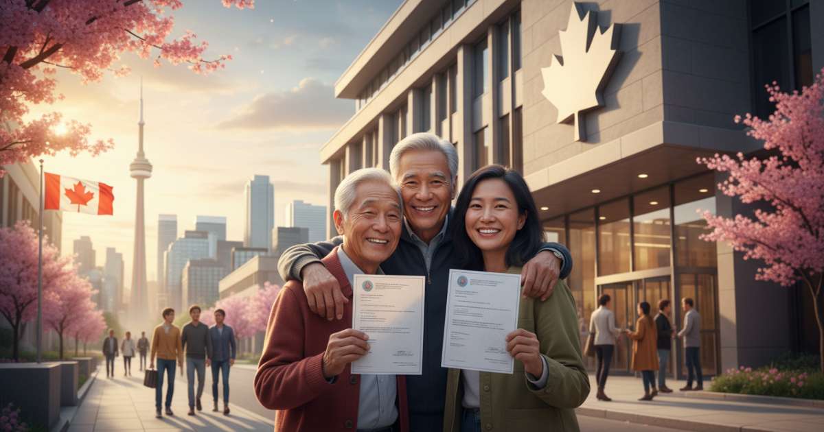 bảo lãnh cha mẹ định cư canada