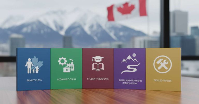 các loại visa định cư canada