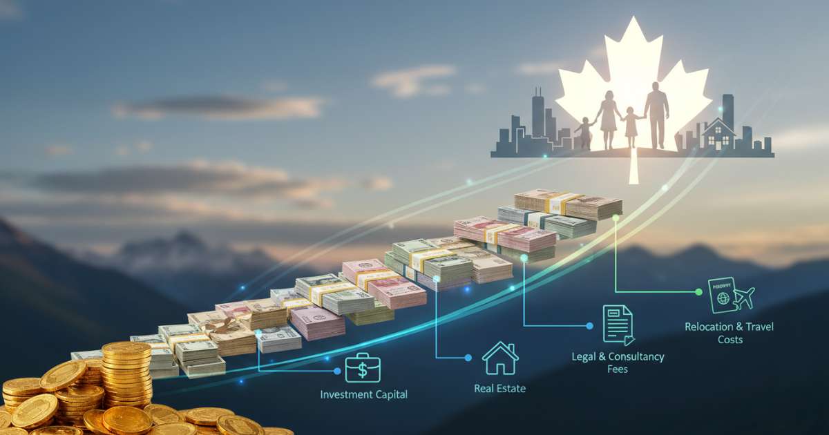 chi phí định cư canada diện đầu tư