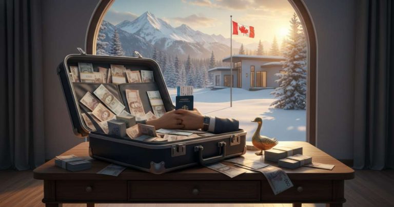 đi định cư canada được mang bao nhiêu tiền