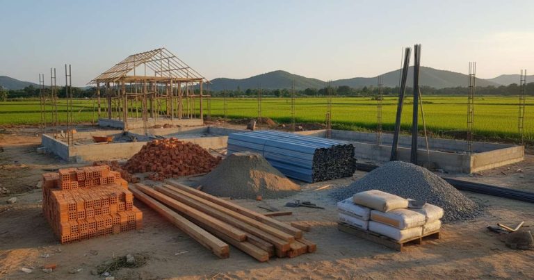 vật liệu xây dựng nhà cấp 4