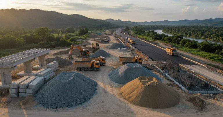 vật liệu xây dựng quốc lộ 50
